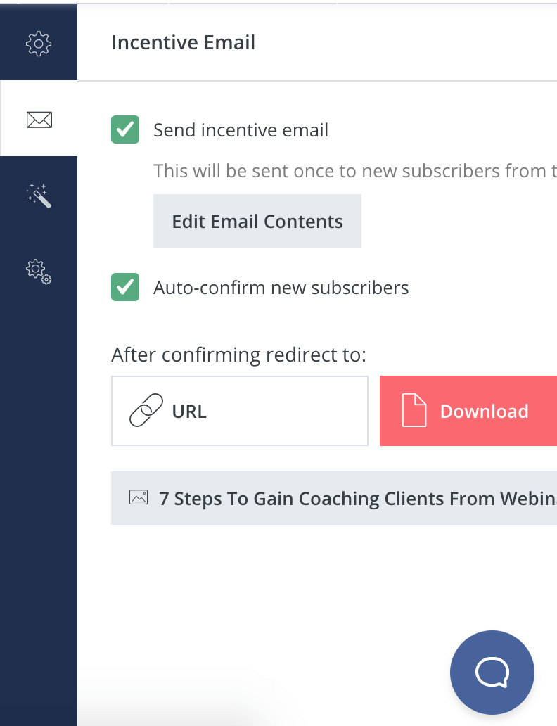 convertkit incentive email