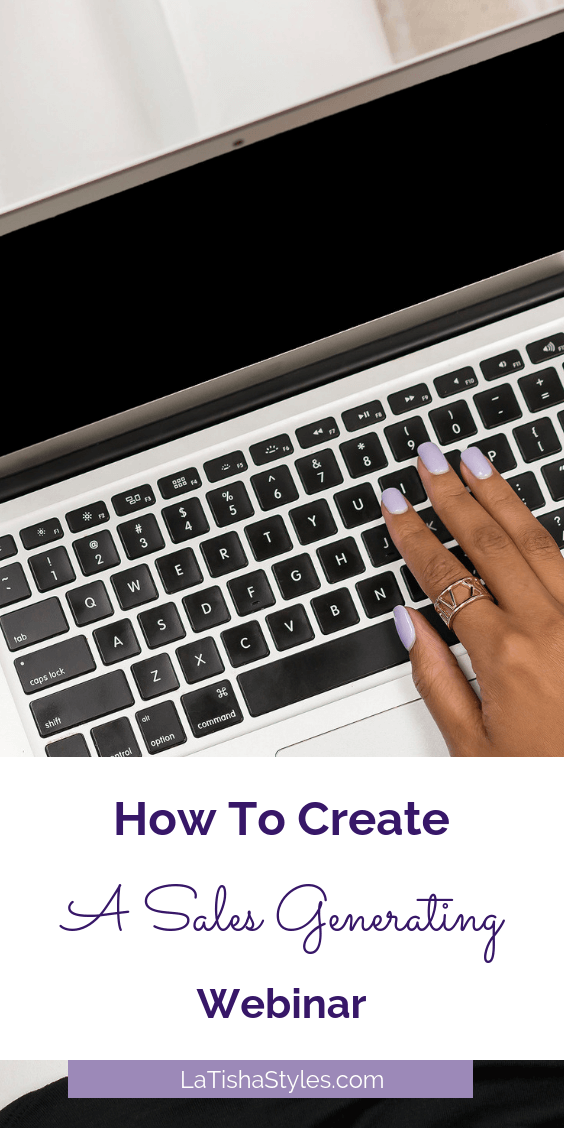 Pinterest - Create A Sales Generating Webinar