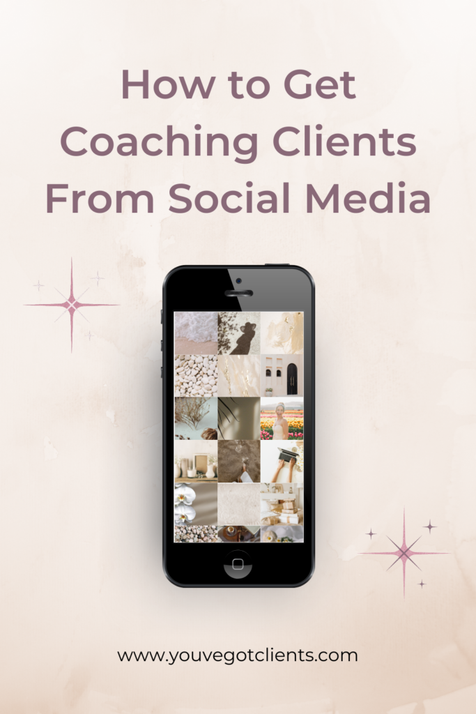 how to get coaching clients from social media