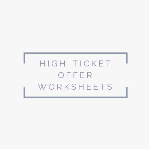 high-ticket-offer-worksheets